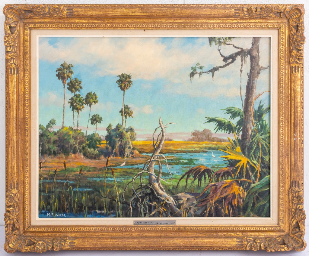 M. E. WIEN EVERGLADES BEAUTY OIL ON