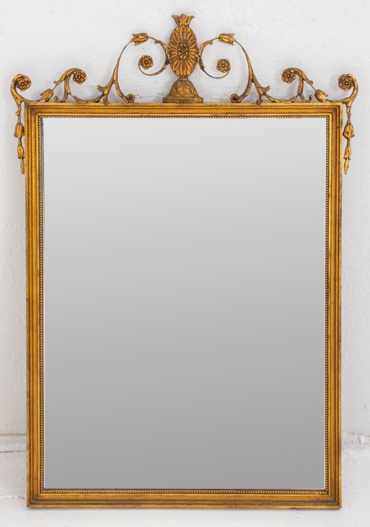 NEOCLASSICAL STYLE GILTWOOD MIRROR