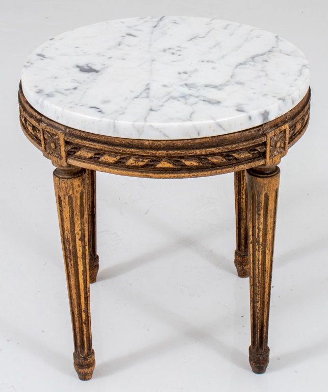 LOUIS XVI STYLE PAINTED TABOURET 2bca61