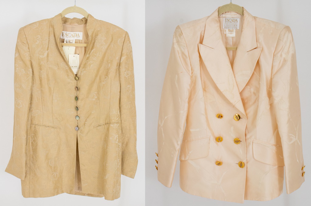 VINTAGE ESCADA COUTURE SILK JACKETS  2bca6e