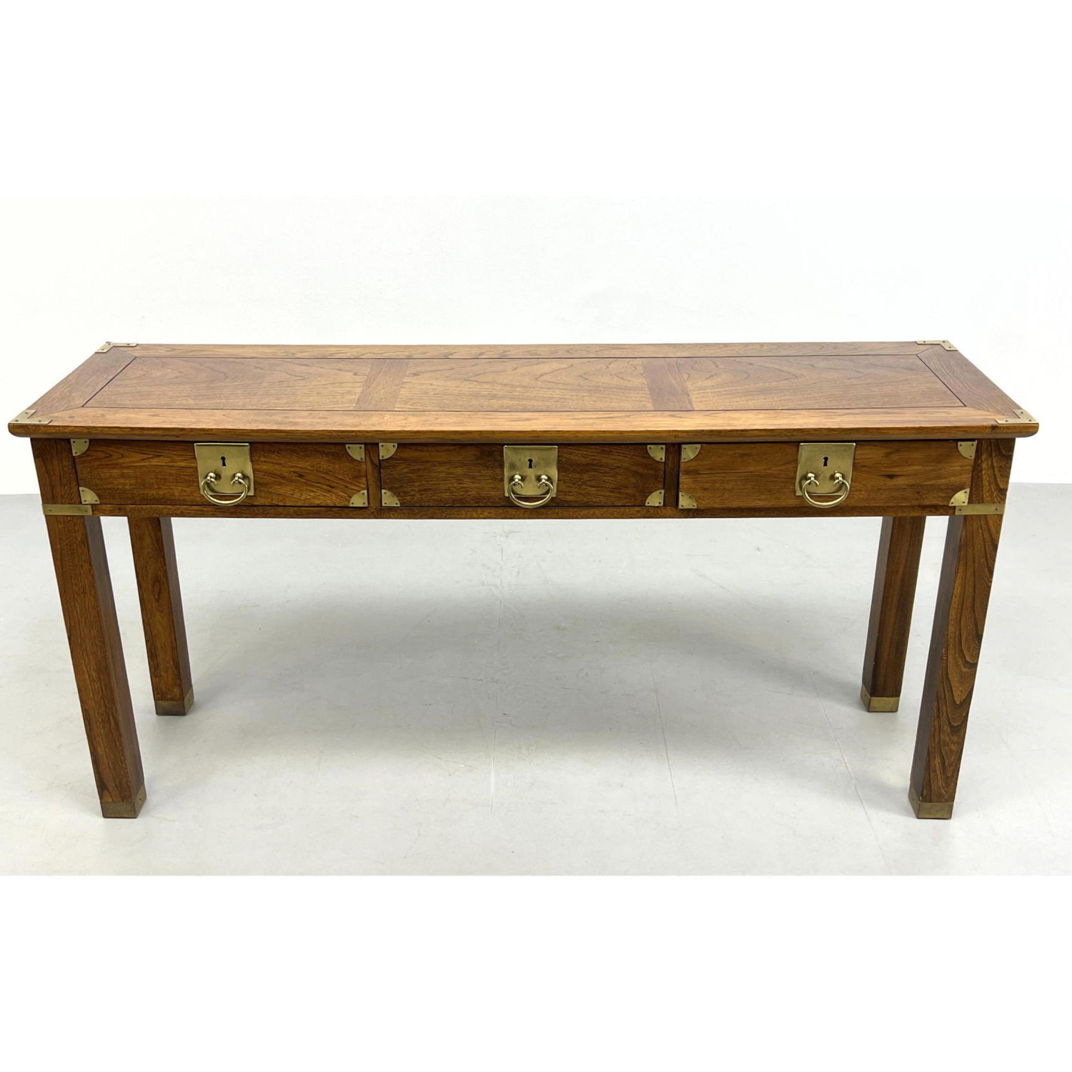 HEKMAN Console Hall Table. Brass