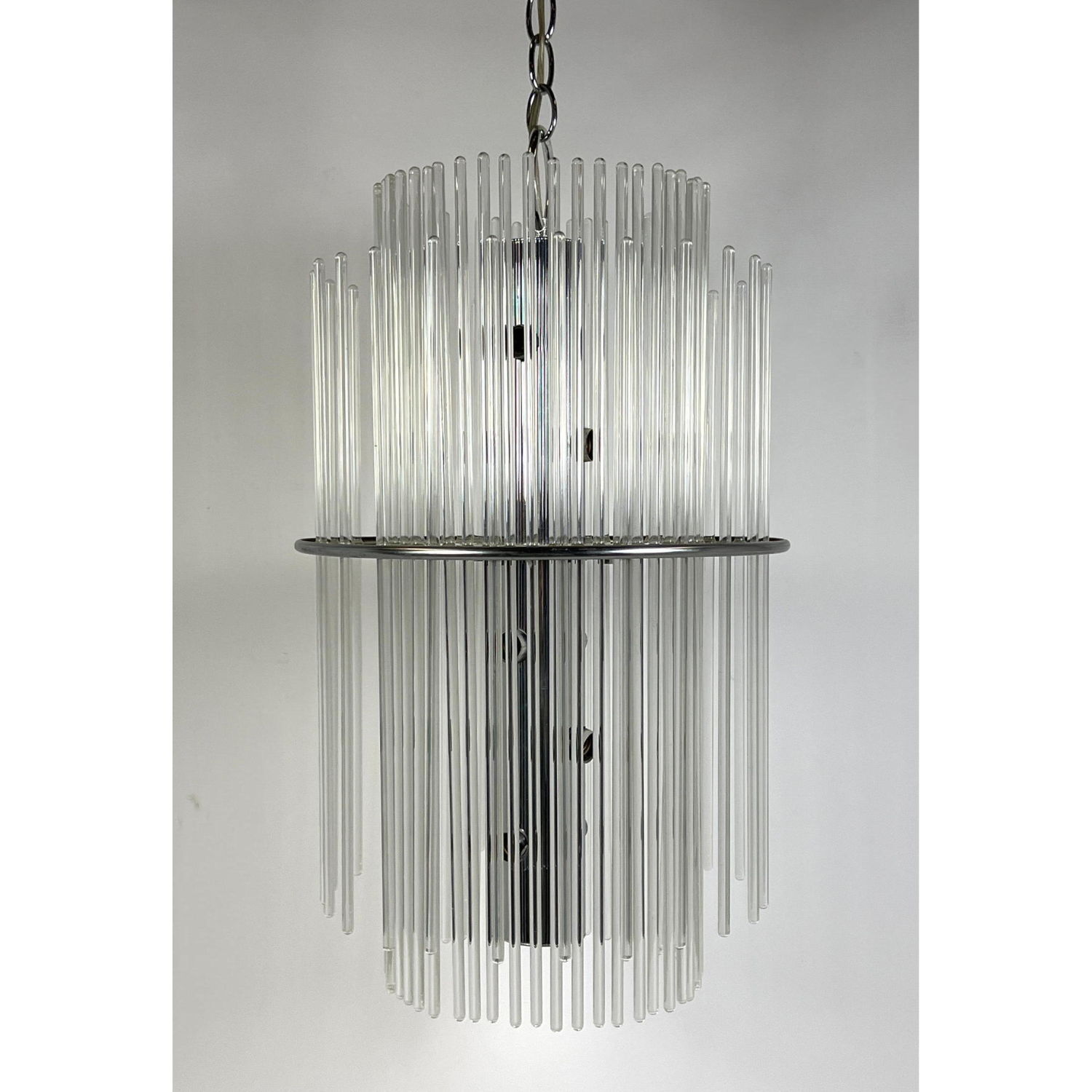 Gaetano Sciolari style Modernist Chandelier.