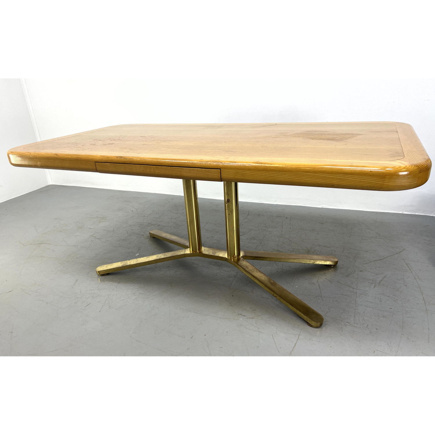 Modernist Oak Desk. Quality Design