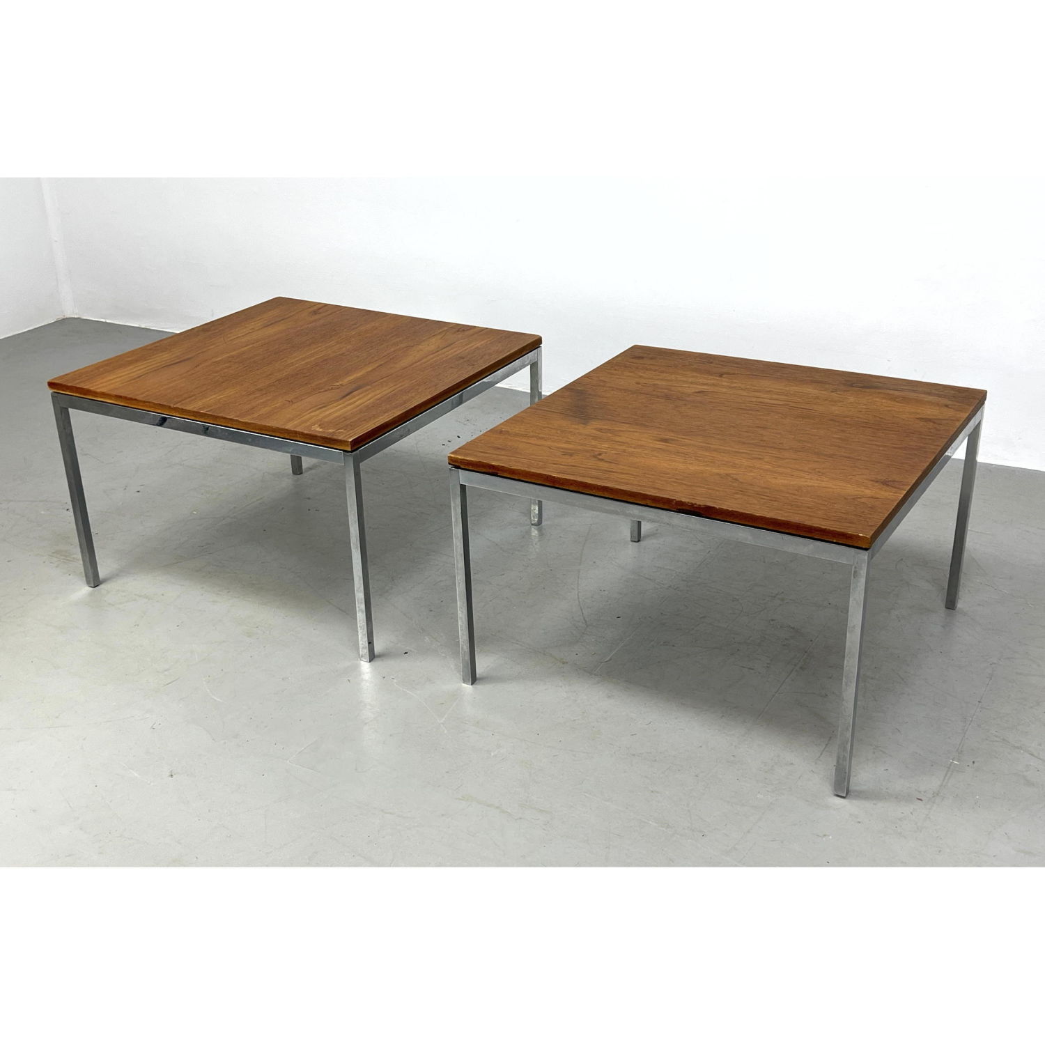 Pair Knoll Associates Side Tables  2ba518