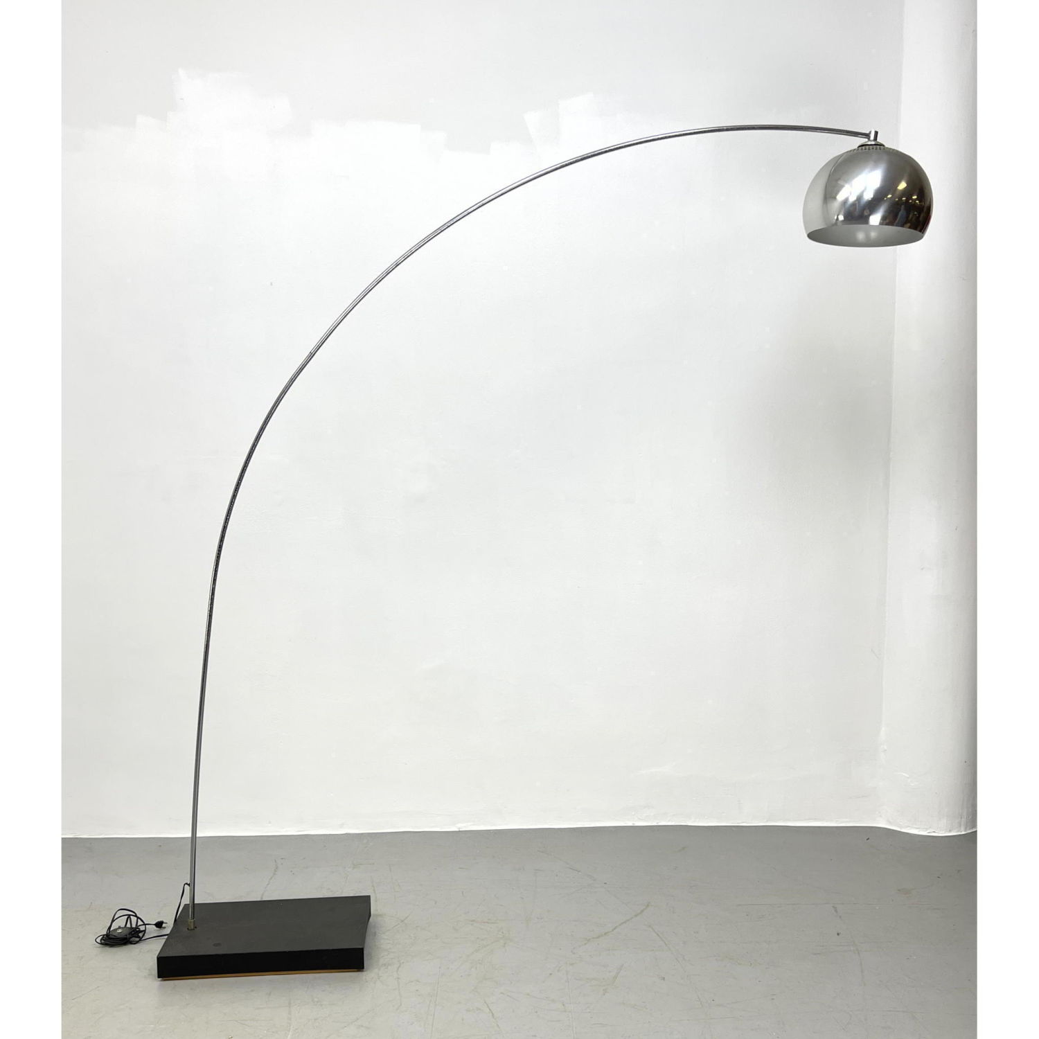 Mid Century Modern Chrome Arc Lamp