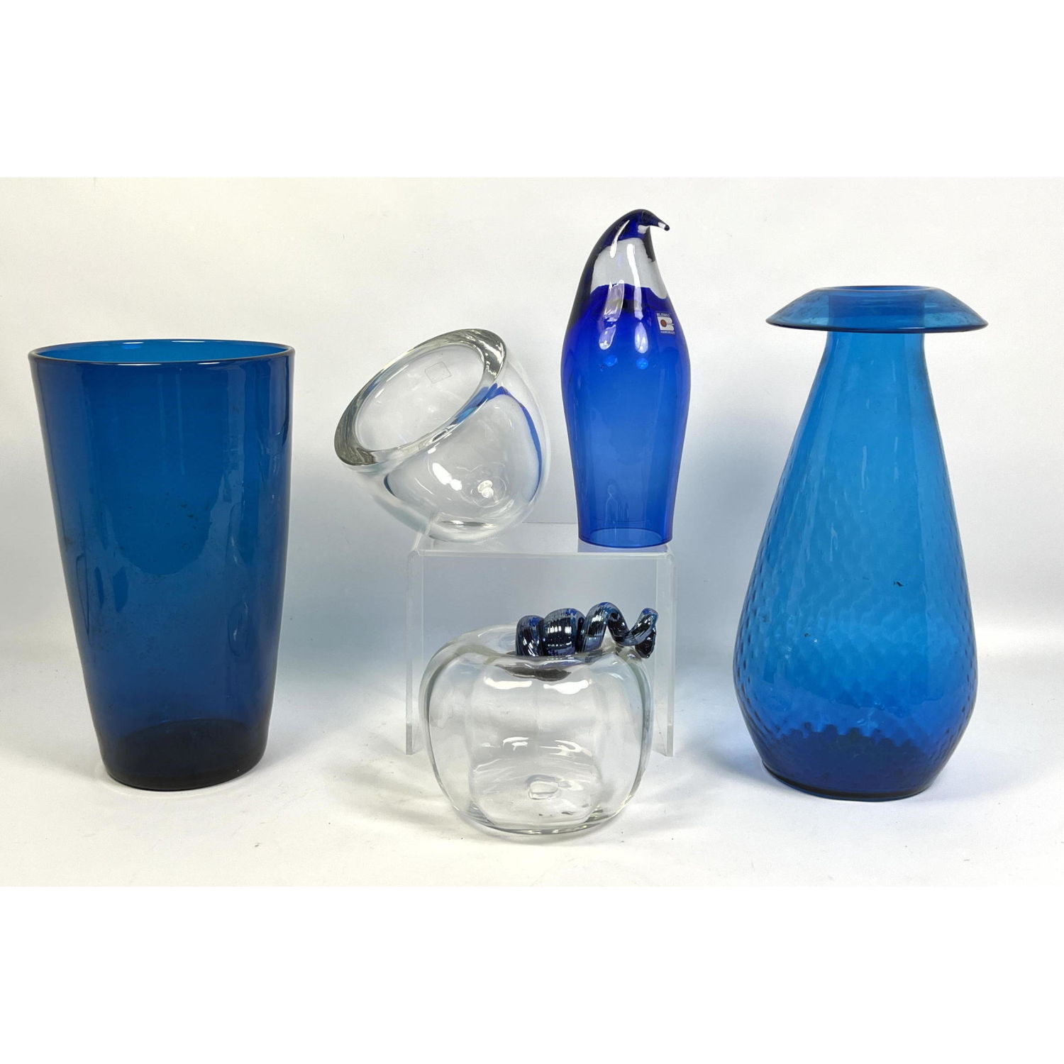 5pc Artisan Art Glass Collection.