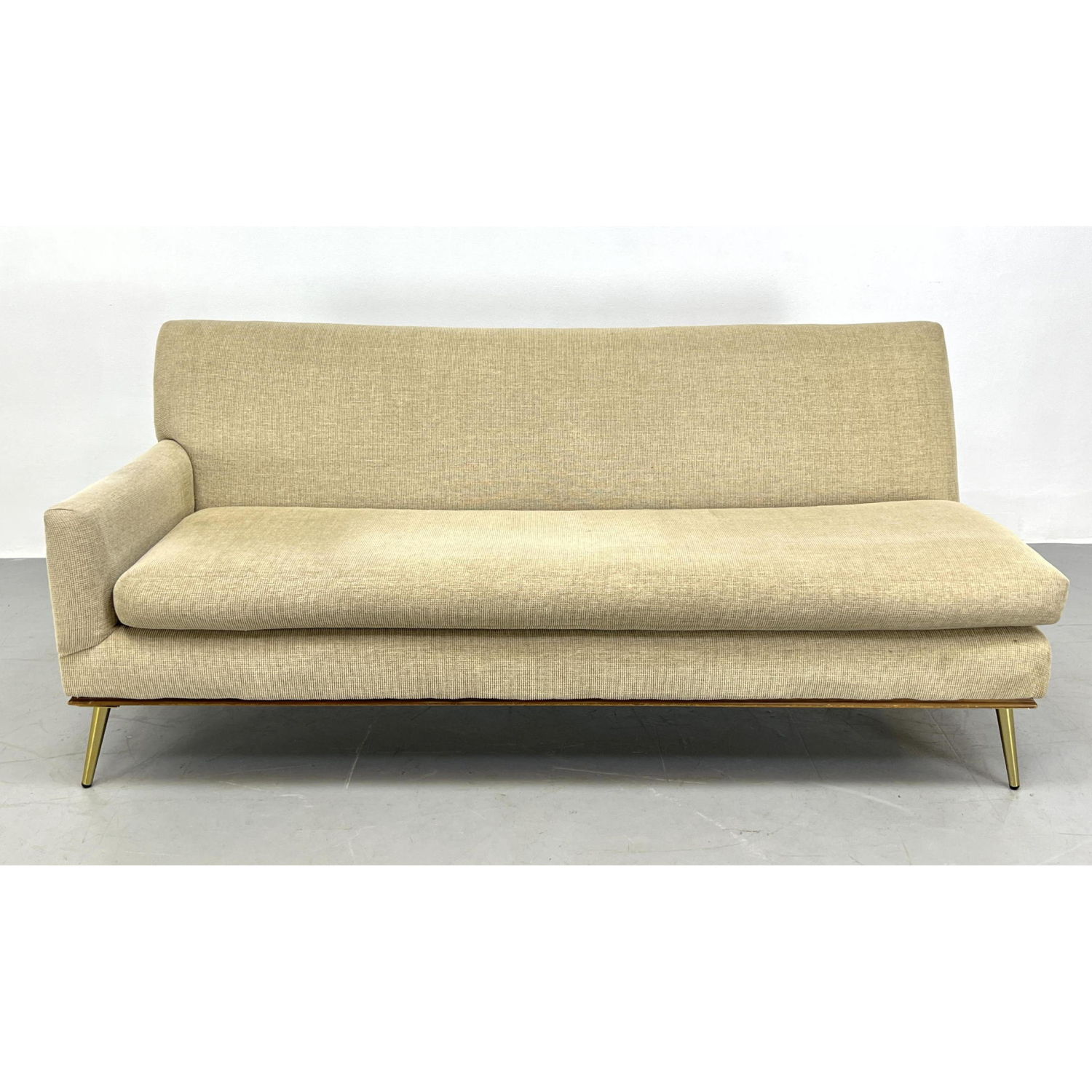 Modernist Single Arm Sofa Couch.