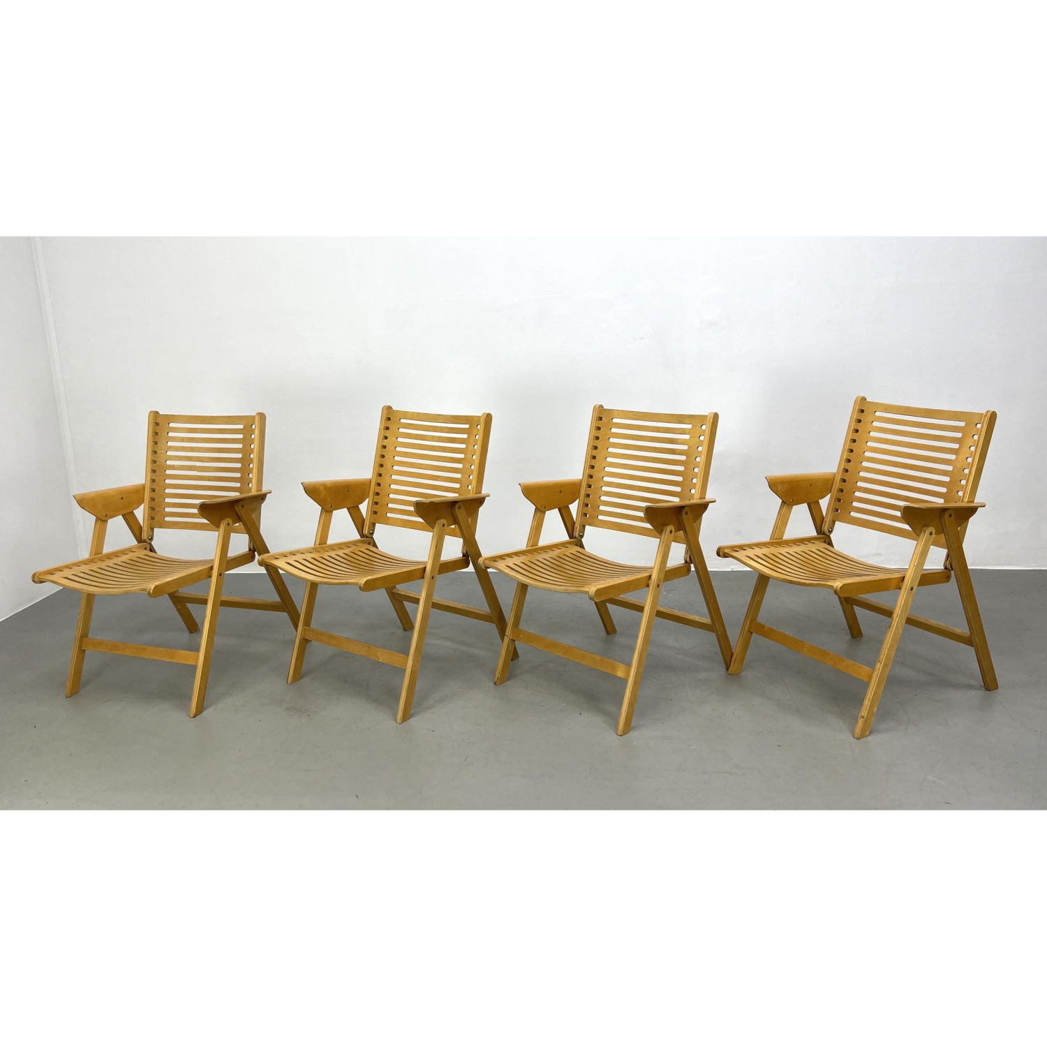 Set 4 Rex chairs, designed by Niko