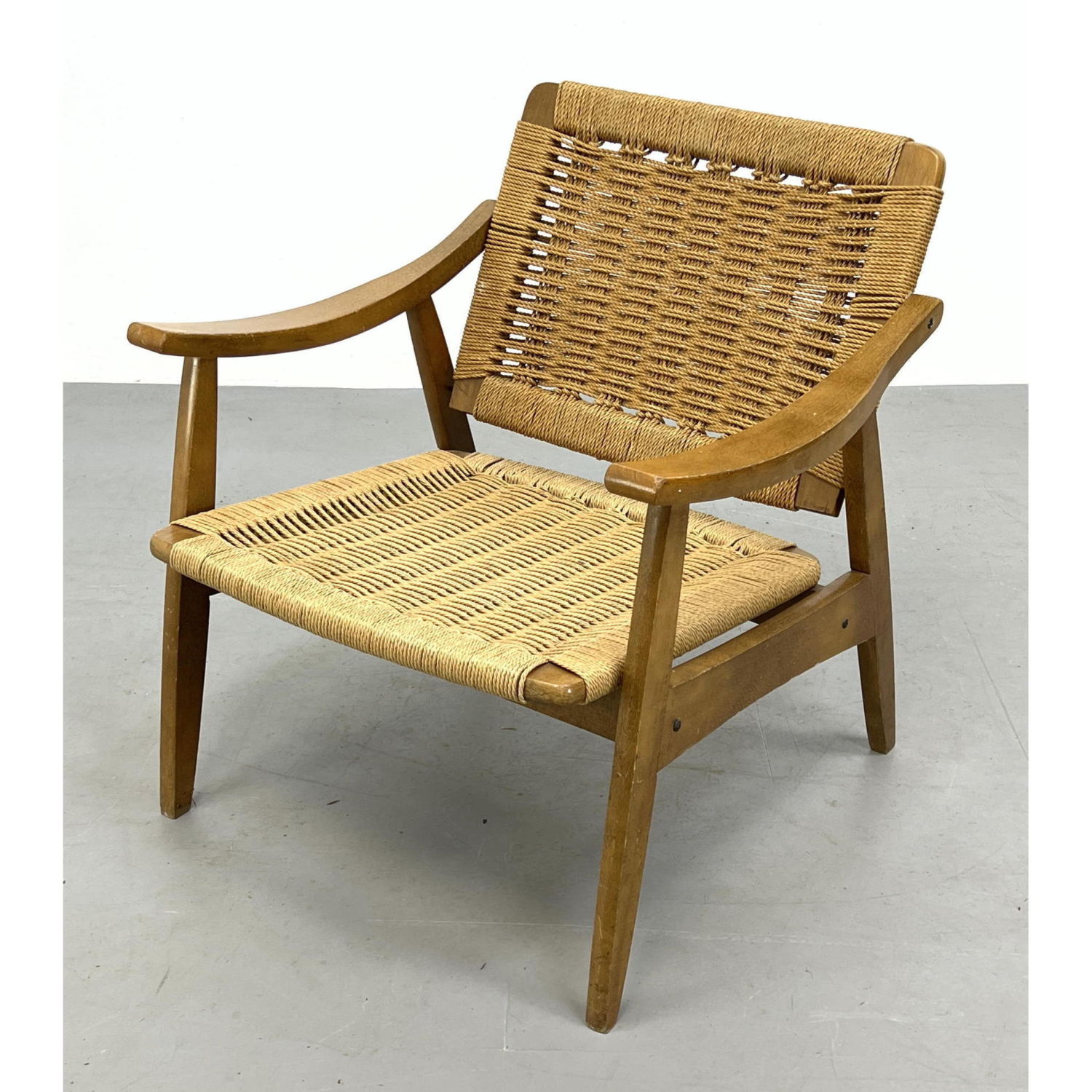 Hans Wegner Style Woven Lounge 2ba5cd