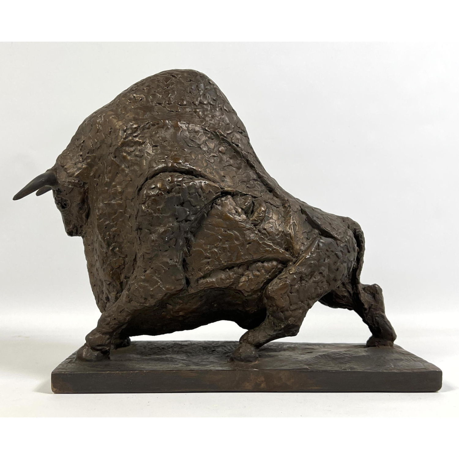 Modernist Stylized Figural Bull 2ba615