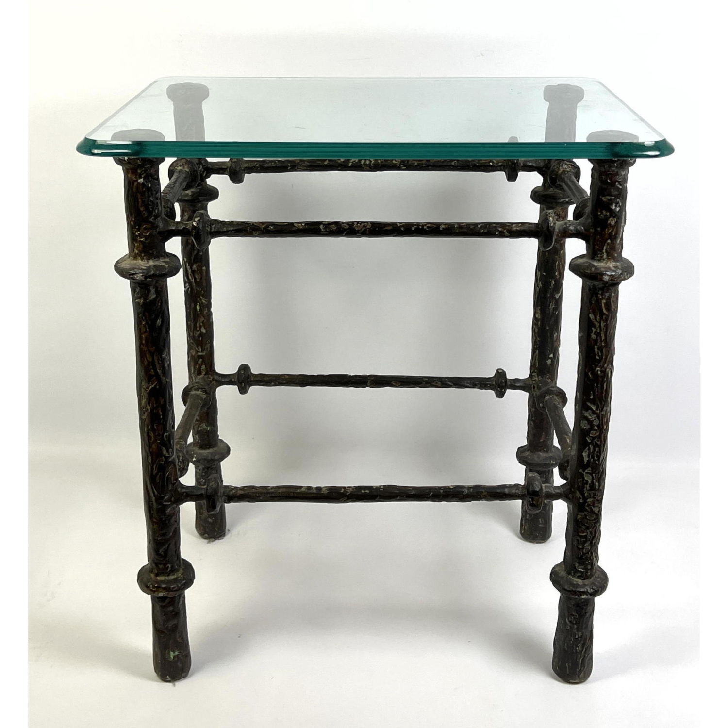 Small Iron and glass table Giacometti 2ba638