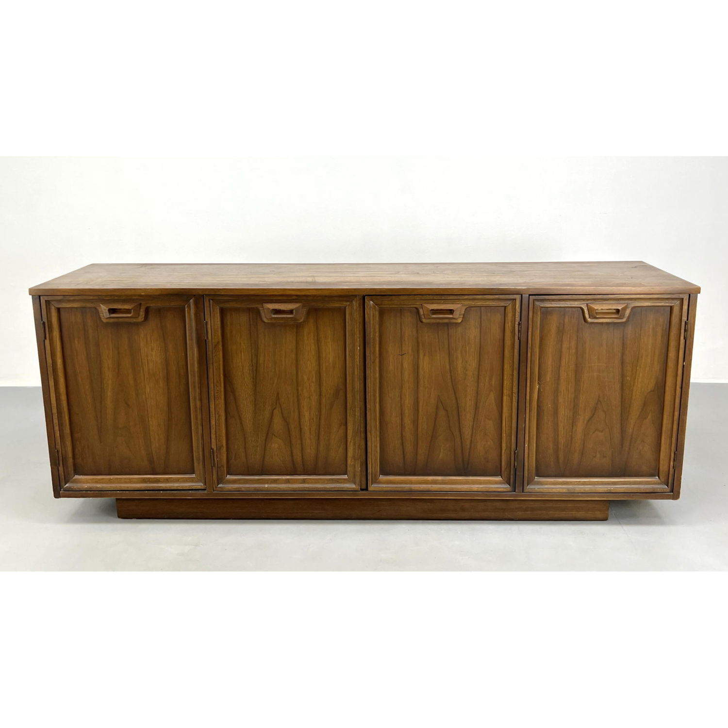 AMERICAN MODERN Walnut Credenza