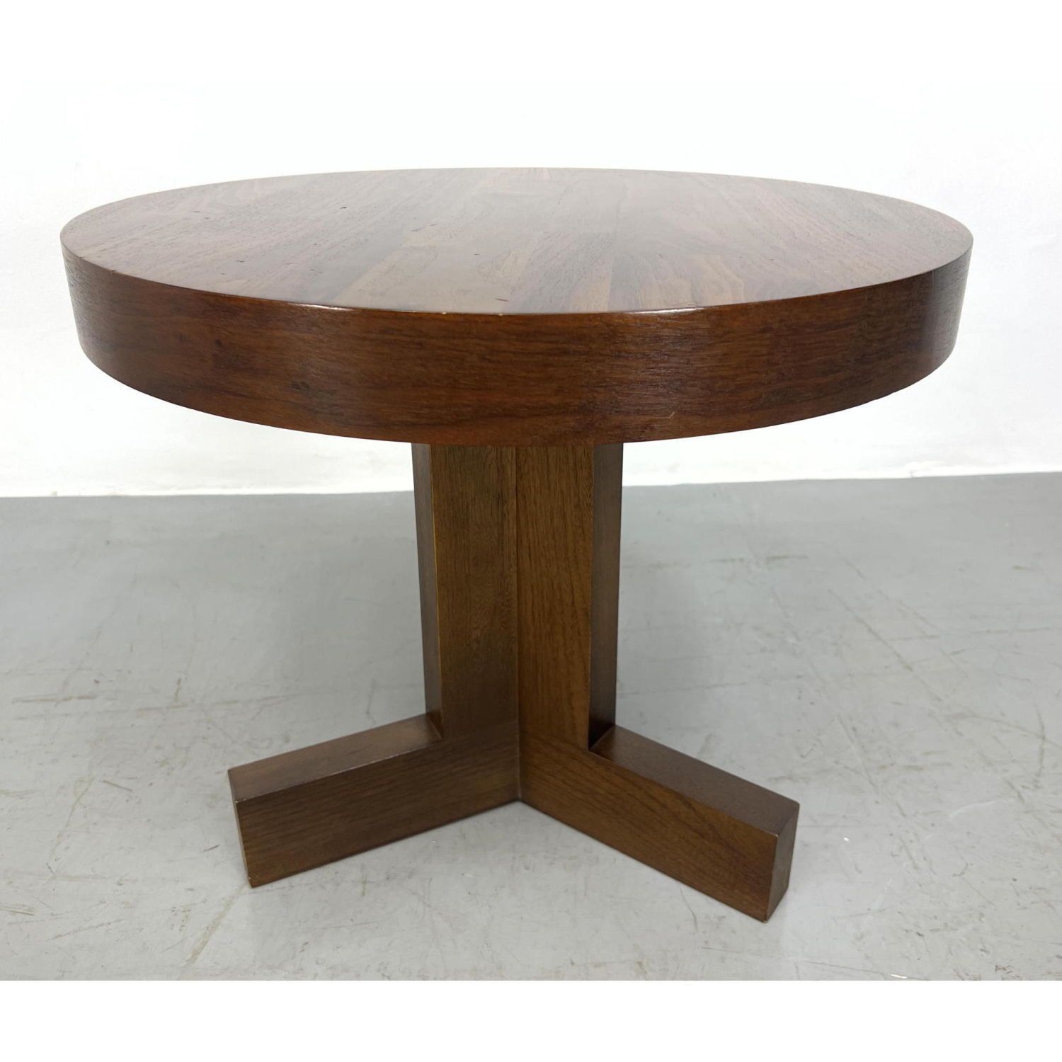 Small LANE Pedestal Tabouret Table.