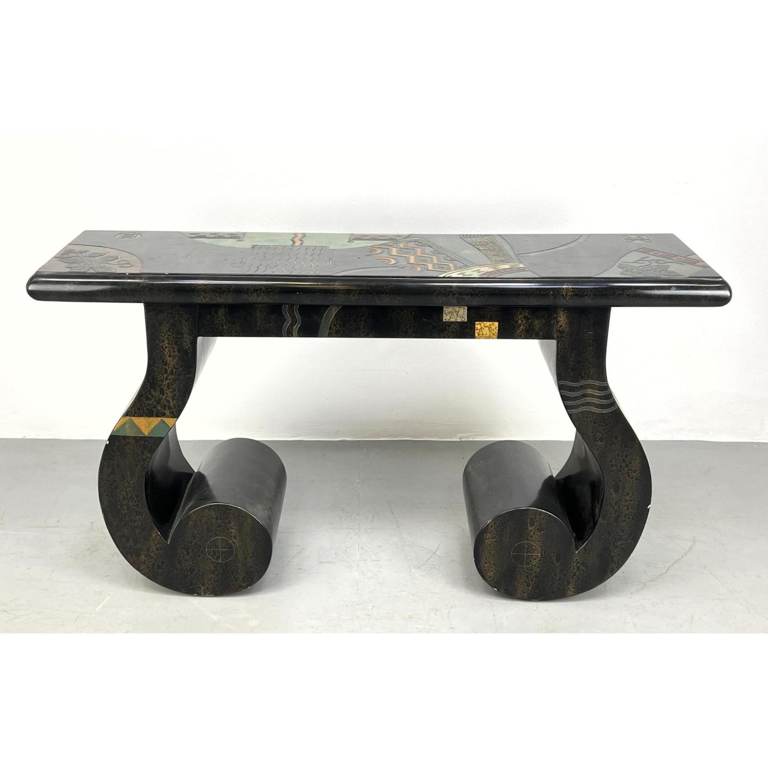 Modern Painted Console Hall Table.