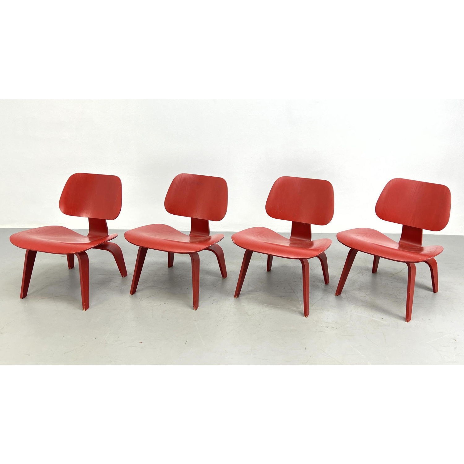 Set 4pc of Red LCW Chairs Herman 2ba799