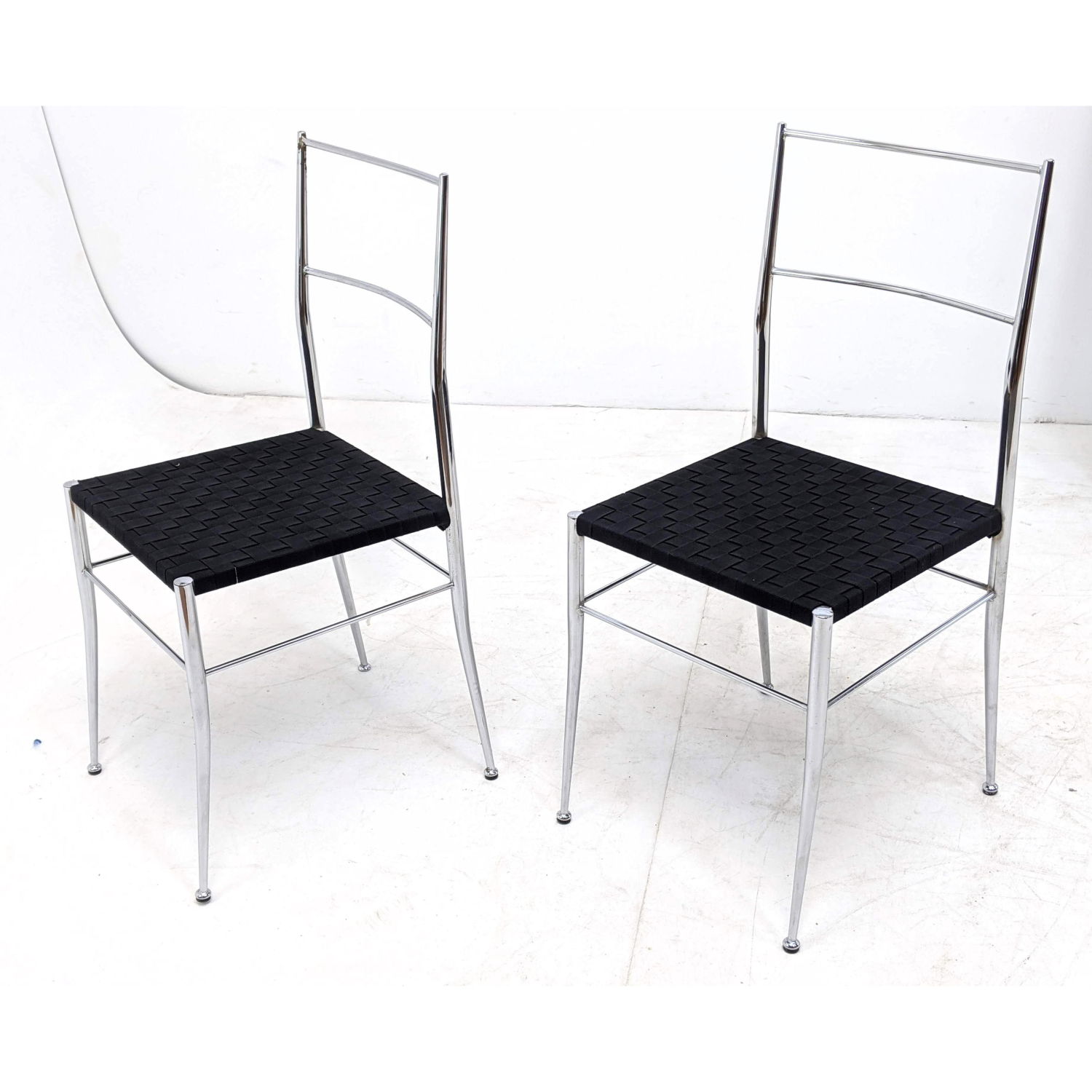 PR Anton Lorenz style chrome chairs 2ba7b6