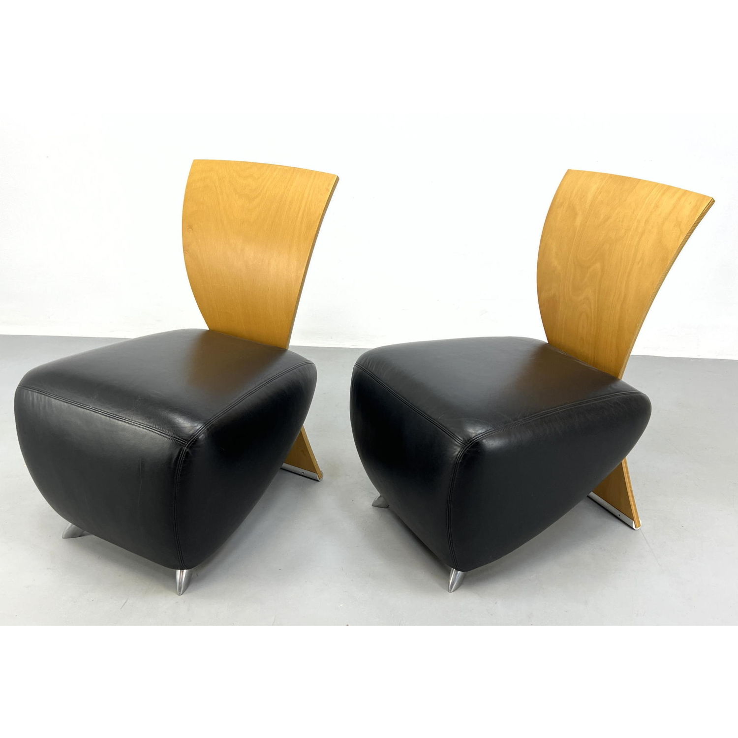 Pair DAUPHIN BOBO Lounge Chairs.