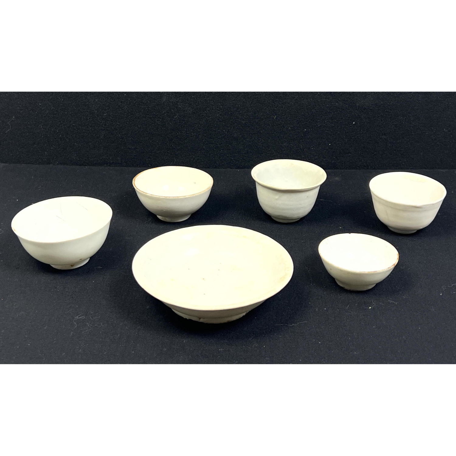 6pcs Chinese Porcelain Bowls. Ming,