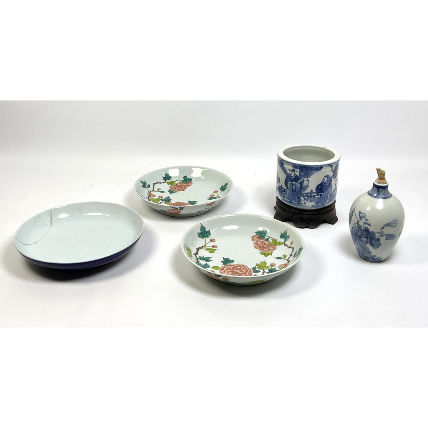 5Pc Chinese Porcelains Colorful 2bab99