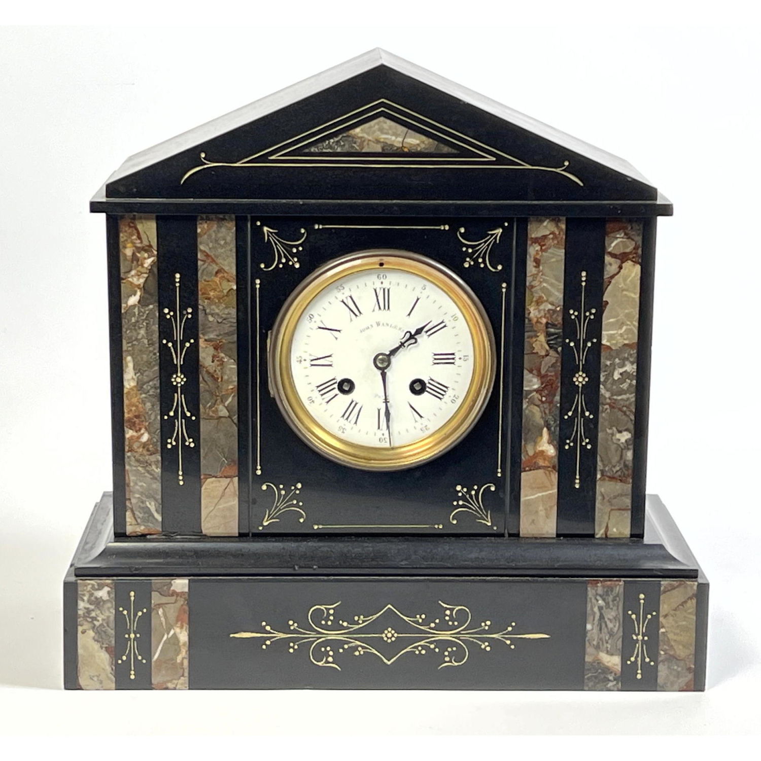 JOHN WANLESS Paris Antique Mantle Clock.