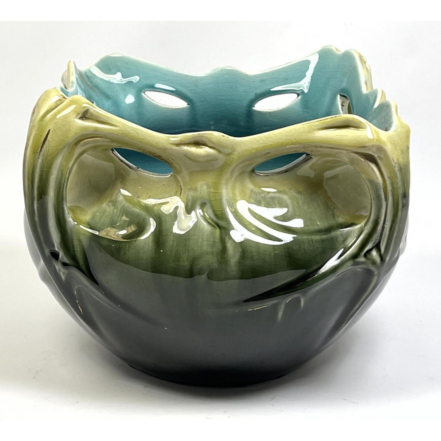 Art Nouveau High Glaze Art Pottery