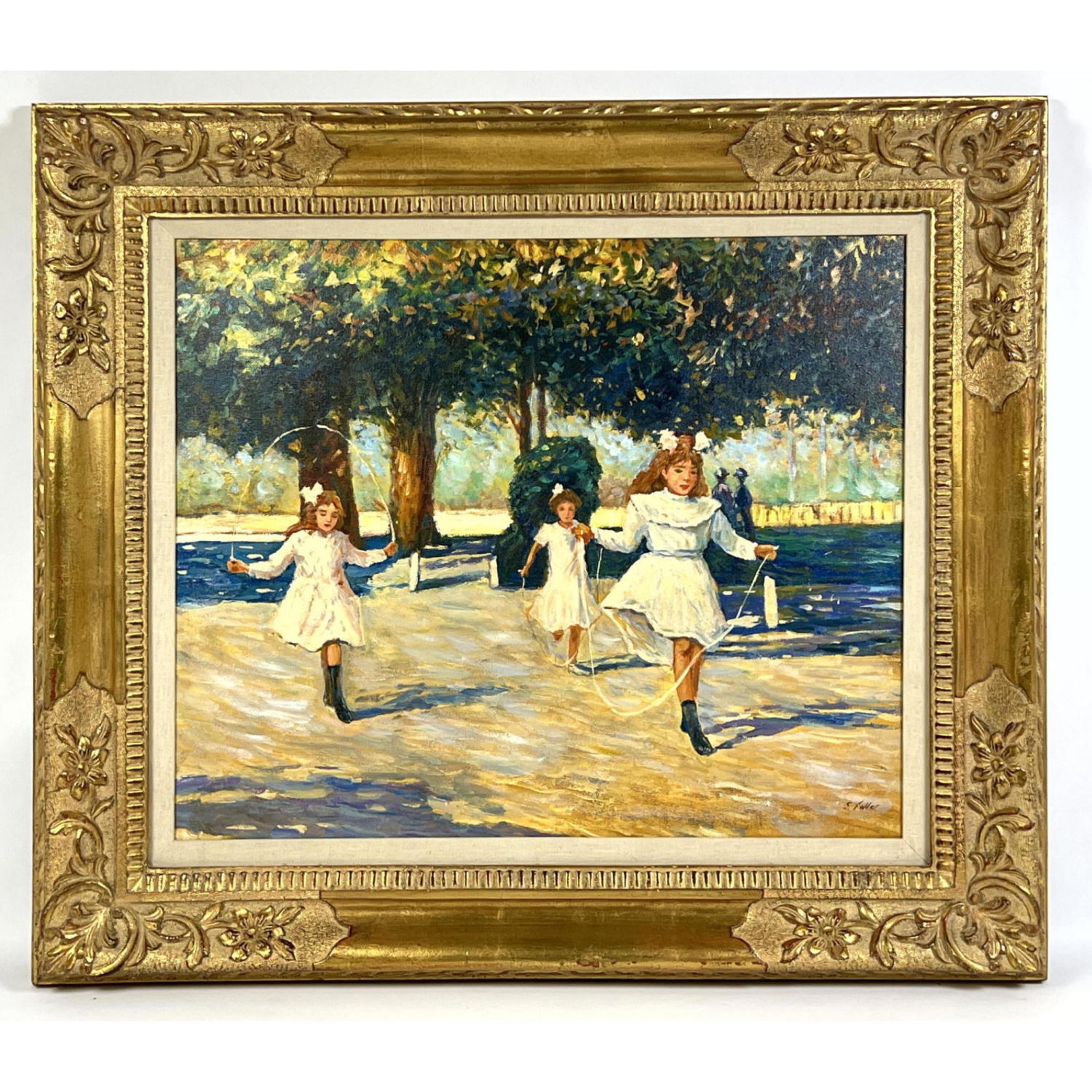 Impressionist Painting of Young