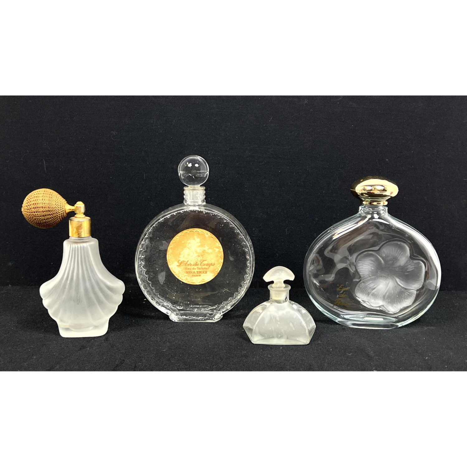 4 pc. 3 Nina Ricci Lalique perfume