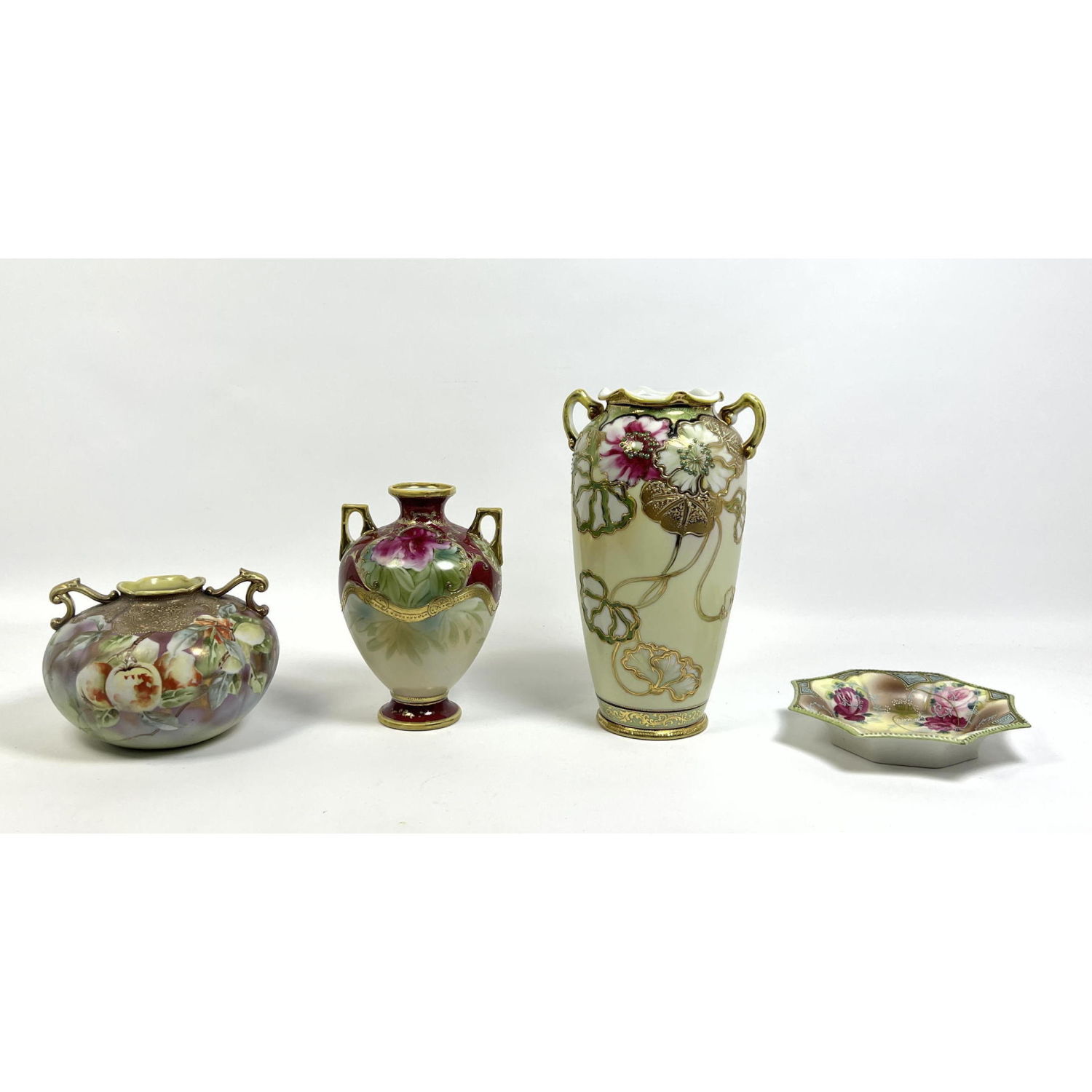 Collection 4pc Nippon Japan Porcelain