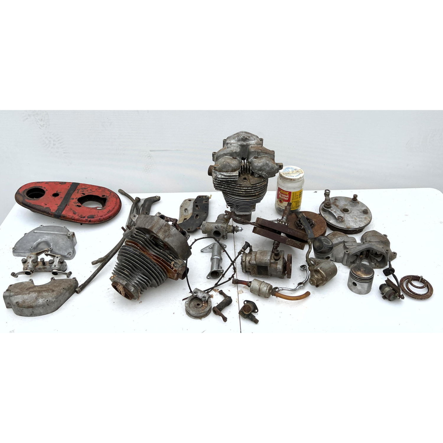 Lot Vintage Motorcycle Parts  2bace6