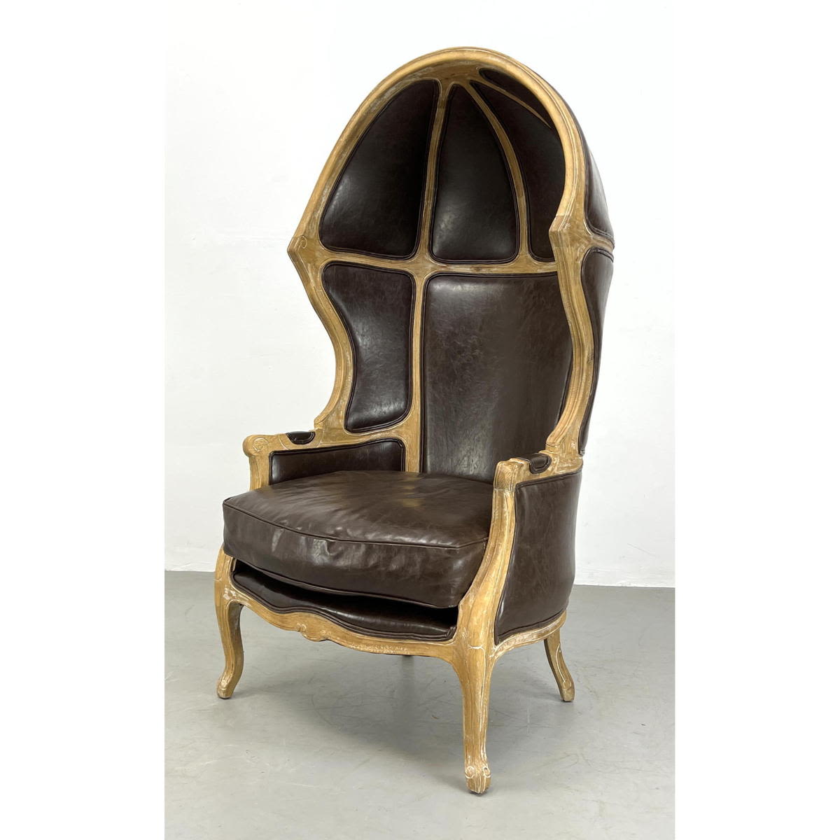 French Style Porters Hooded Chair.