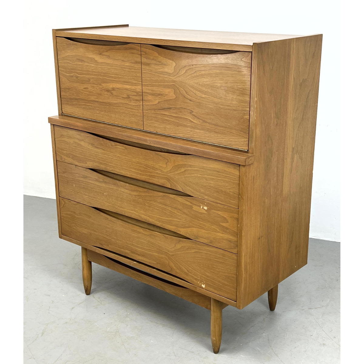 American Modern Drop front Tall Chest