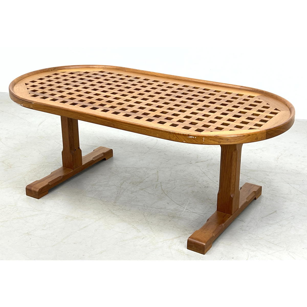 Teak Lattice Top Coffee Table  2baebc