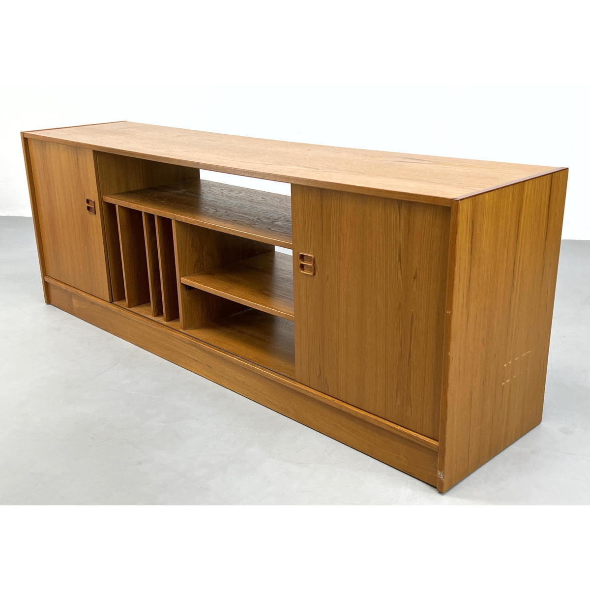 Danish Teak Modern Credenza Sideboard.