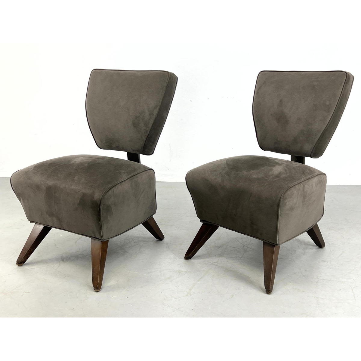 Pr deco style side chairs Wood