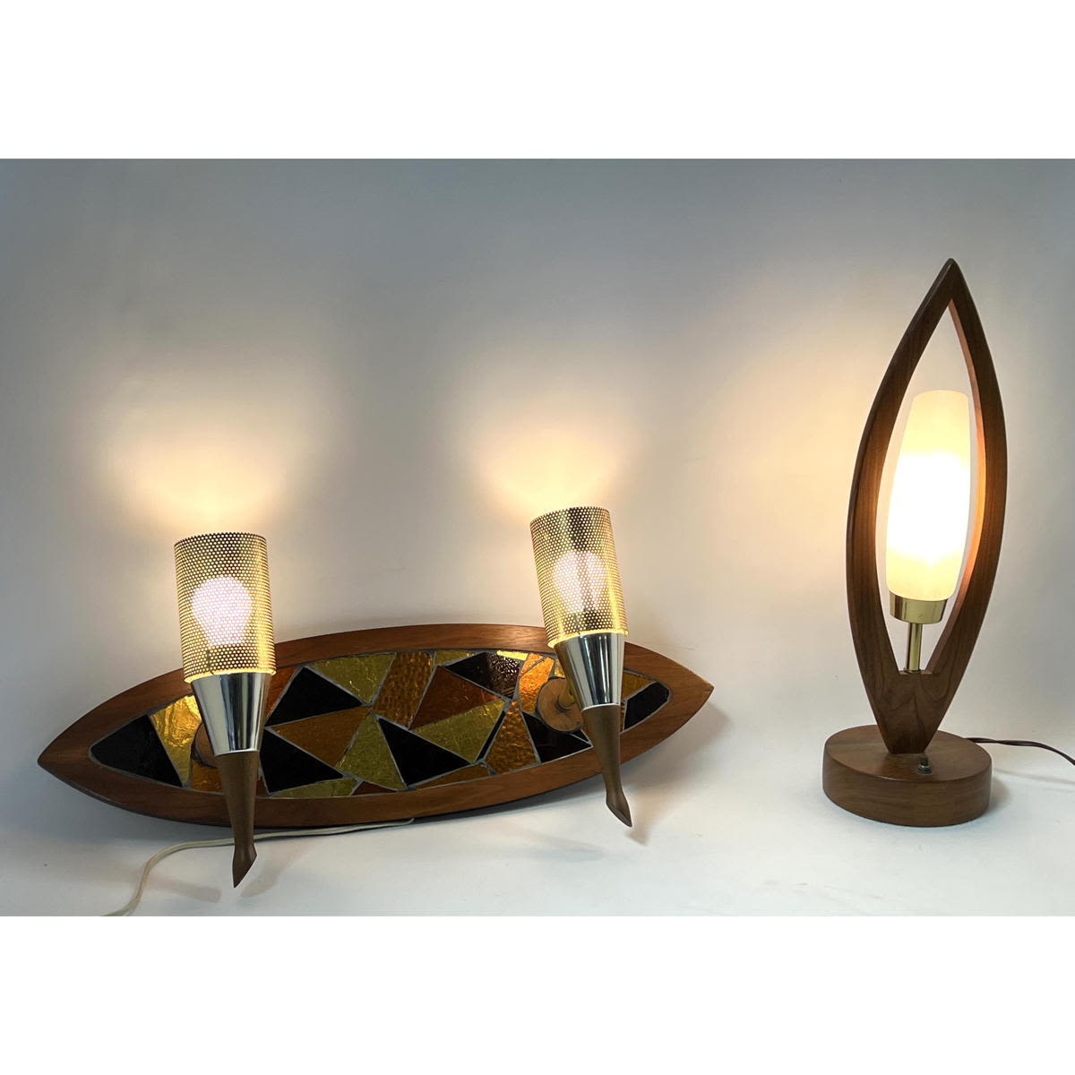 Modernist Two Light Wall Scone 2baf88