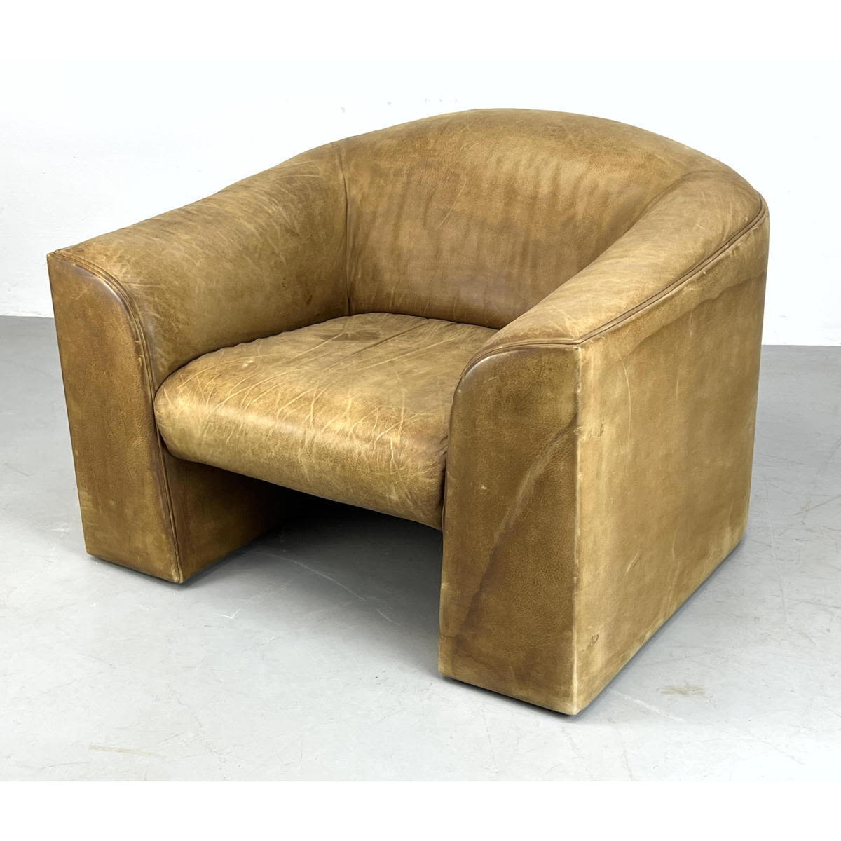 Light Brown Leather Modernist Lounge 2bb02b
