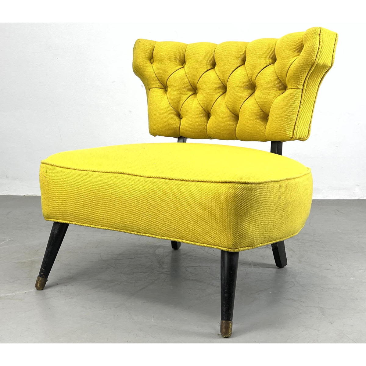 50s Modern Yellow Upholstery Lounge 2bb033
