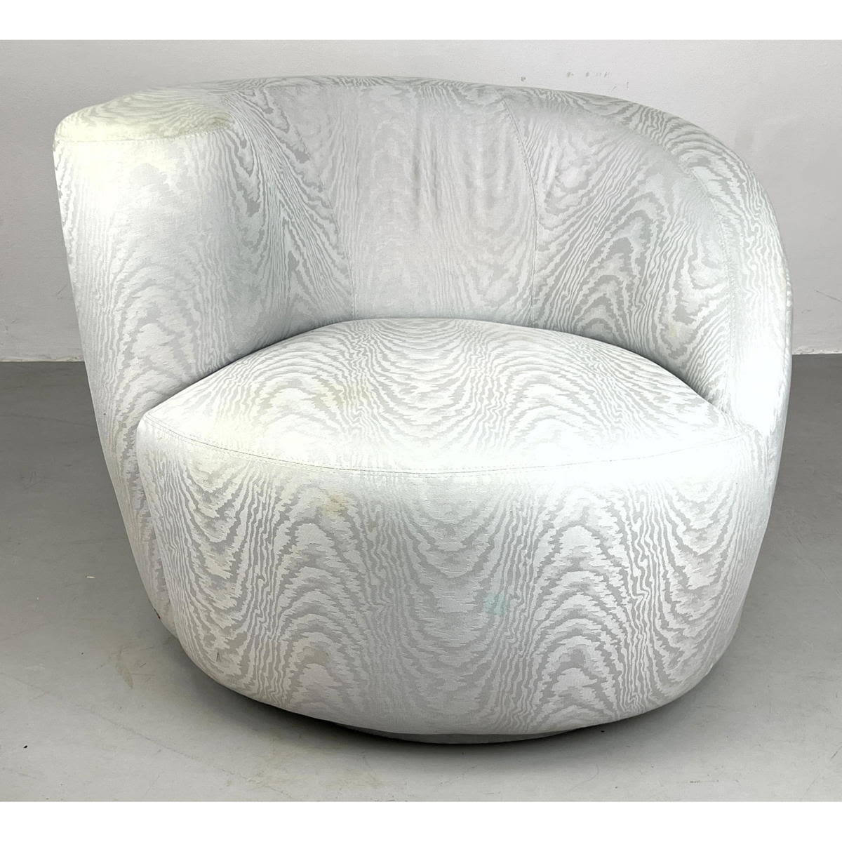 Vladimir Kagan style Nautilus chair