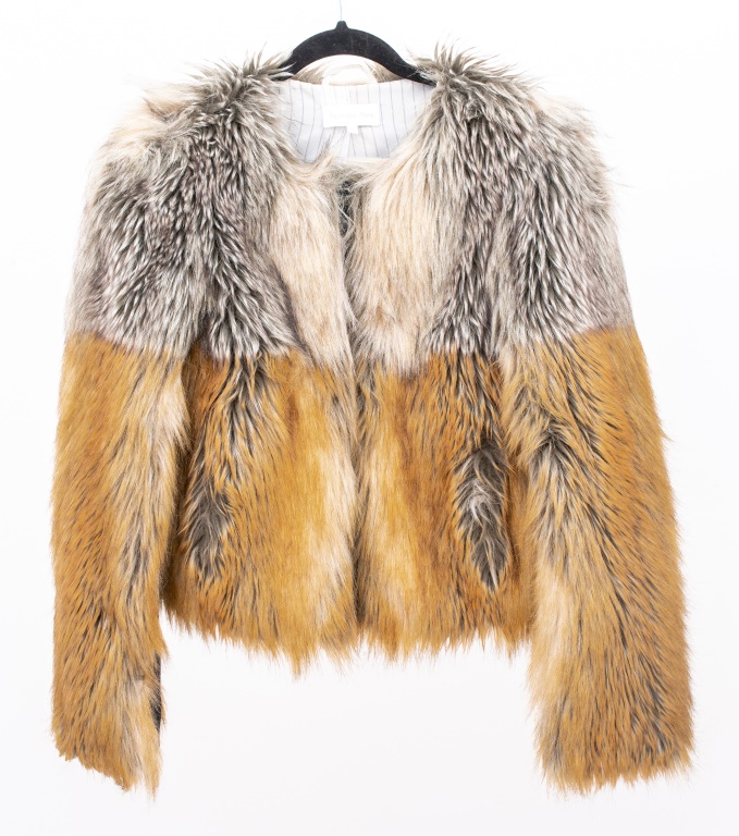 PATRIZIA PEPE FAUX FUR COAT / JACKET