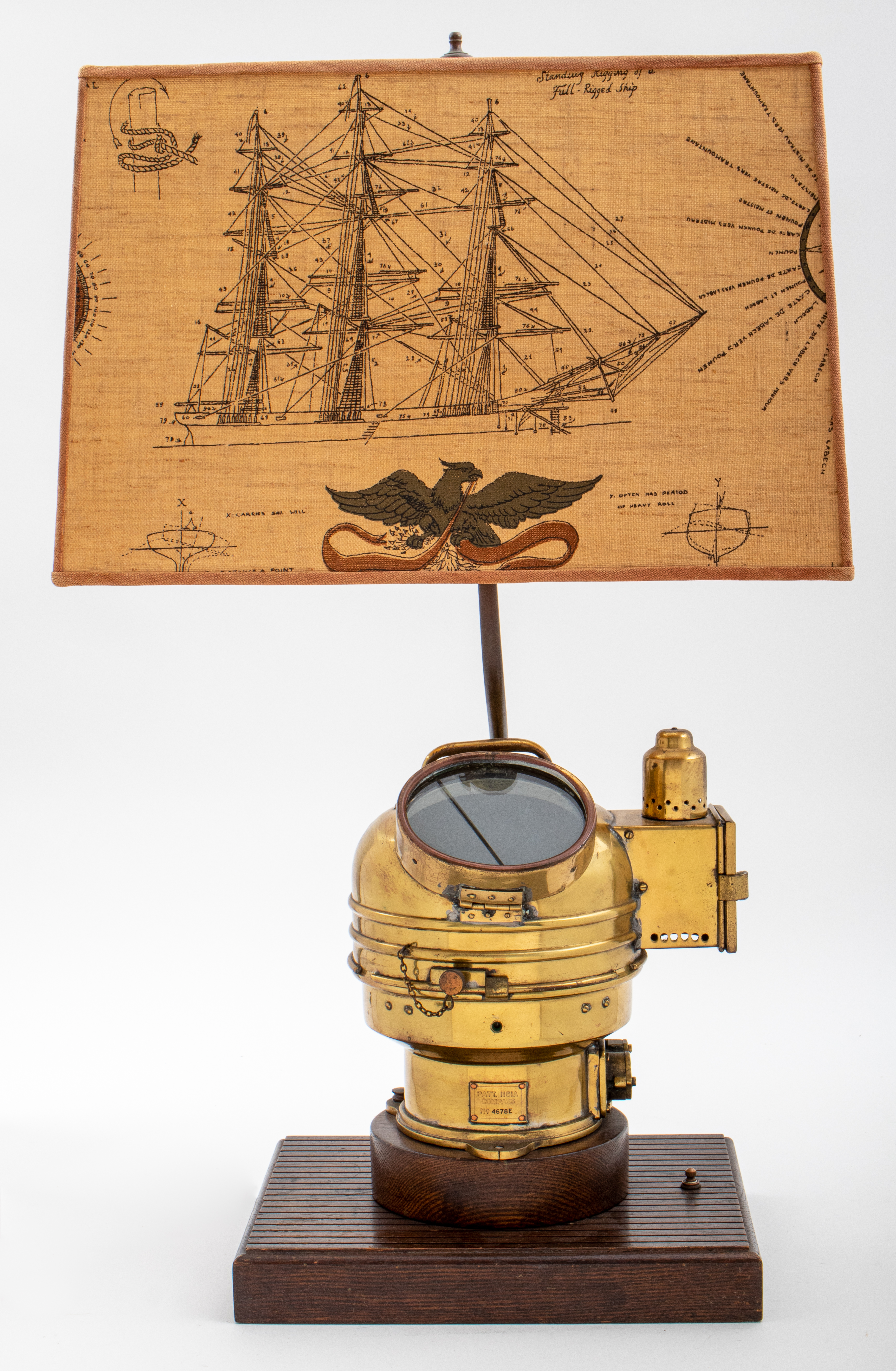 SHIP'S COMPASS NAUTICAL LAMP Ship's