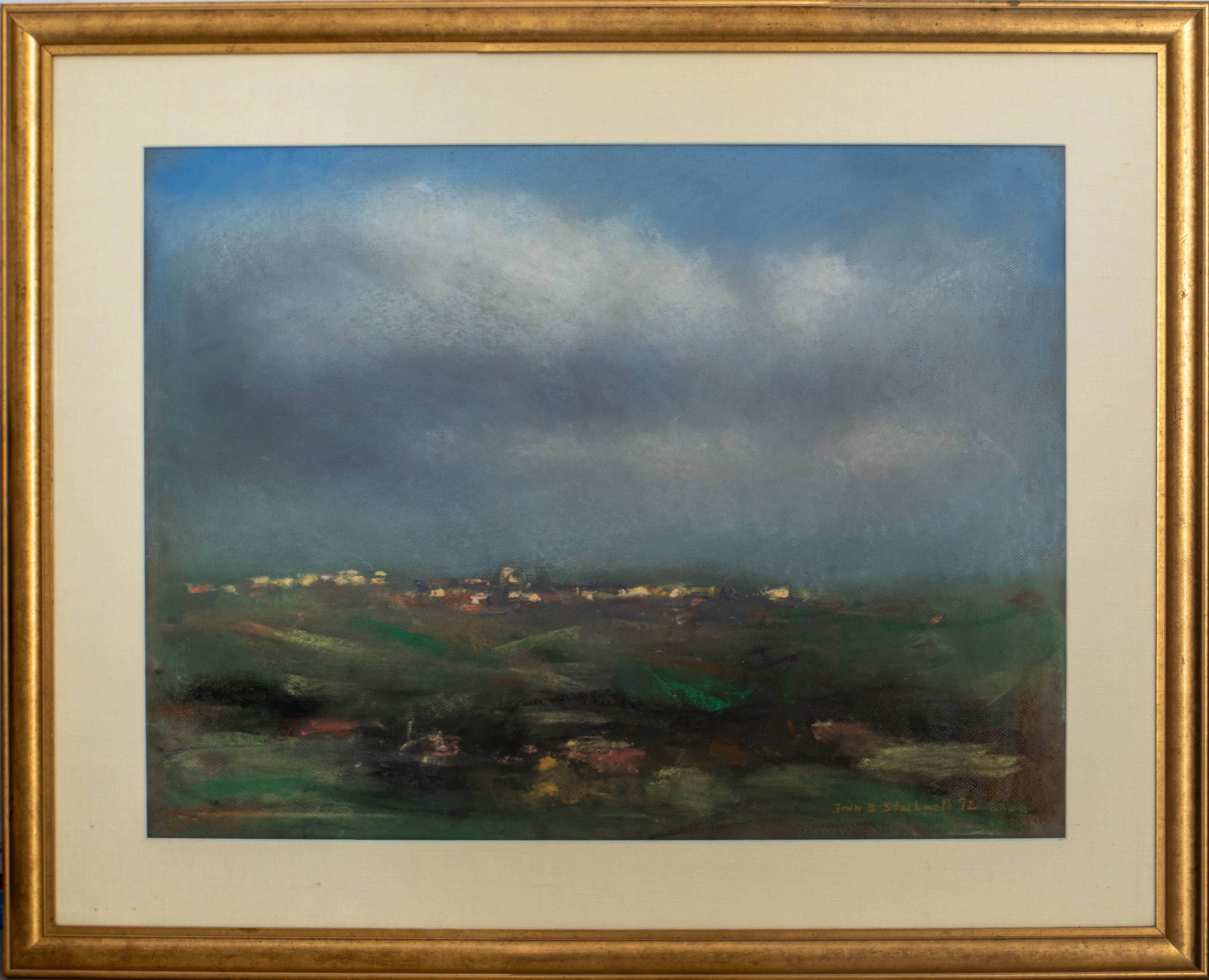 JOHN B STOCKWELL LANDSCAPE PASTEL 2bdb27