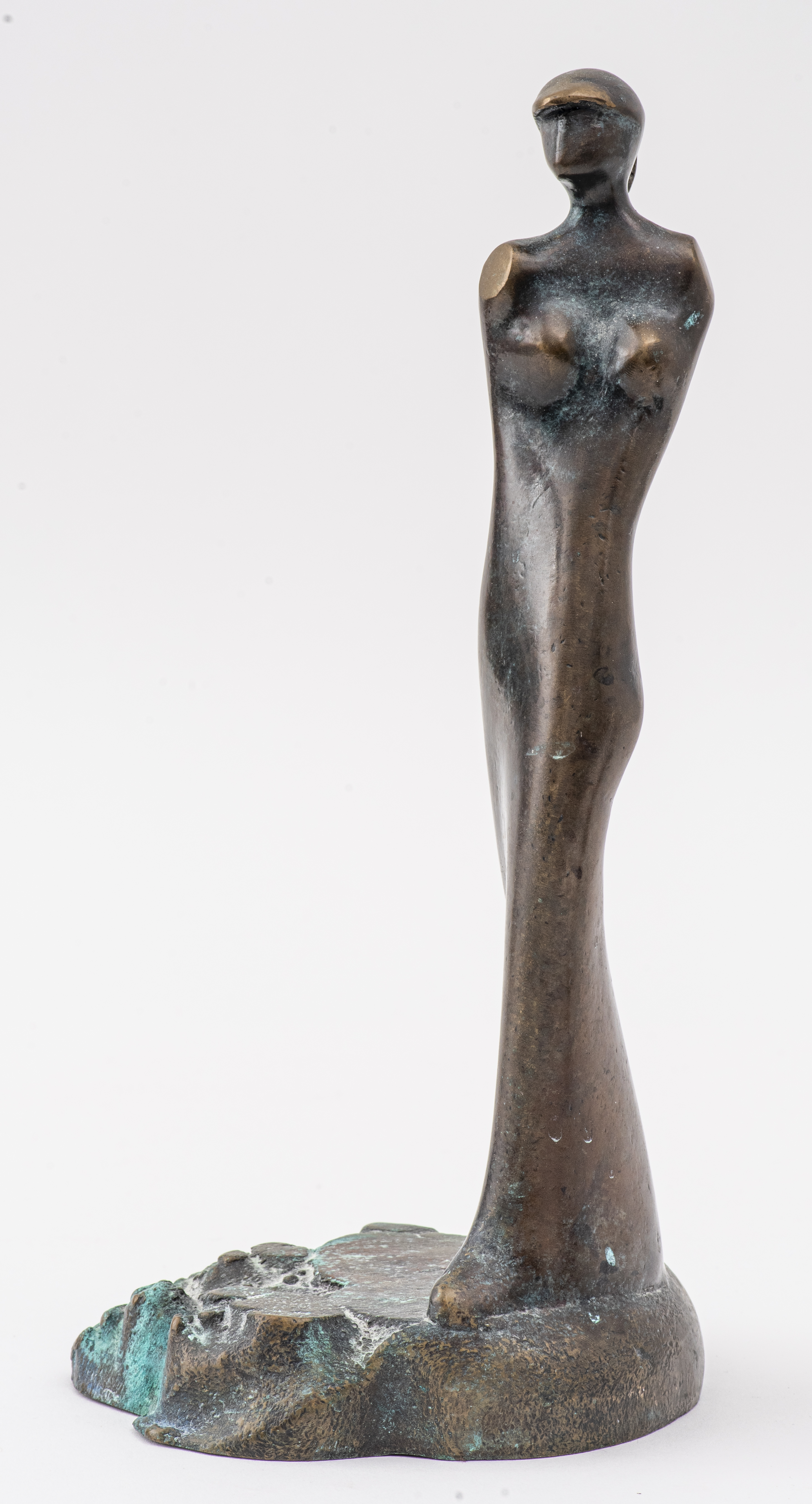 HOPE FEMALE FIGURE BRONZE SCULPTURE