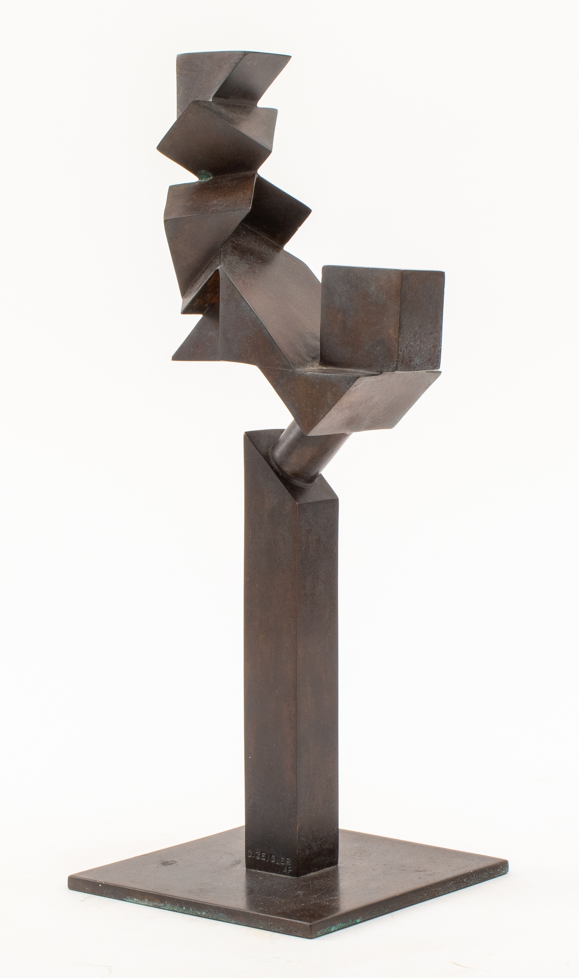 GAVIN ZEIGLER ABSTRACT MODERN BRONZE