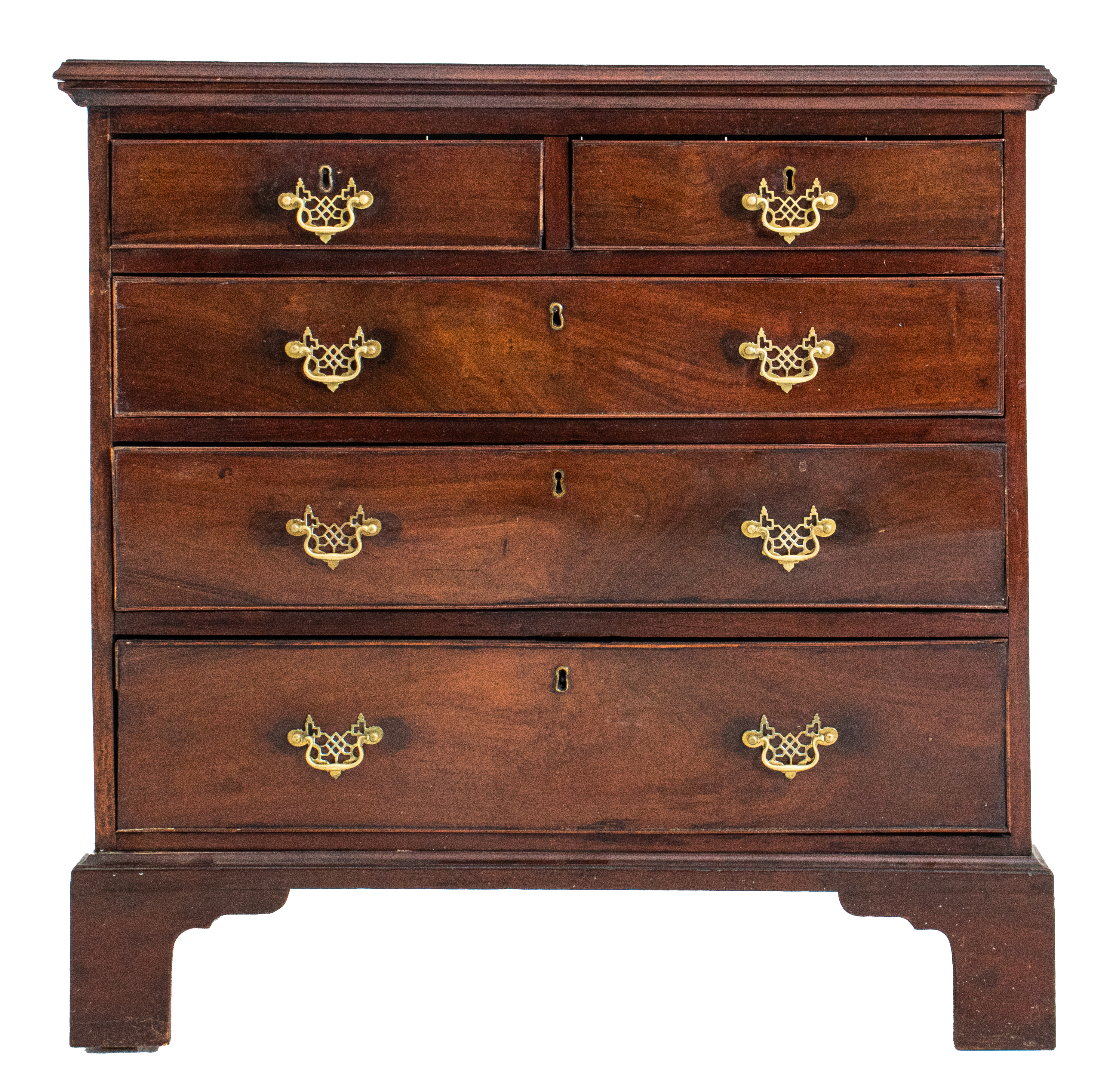 GEORGE III MAHOGANY CHEST OF DRAWERS 2be1c3