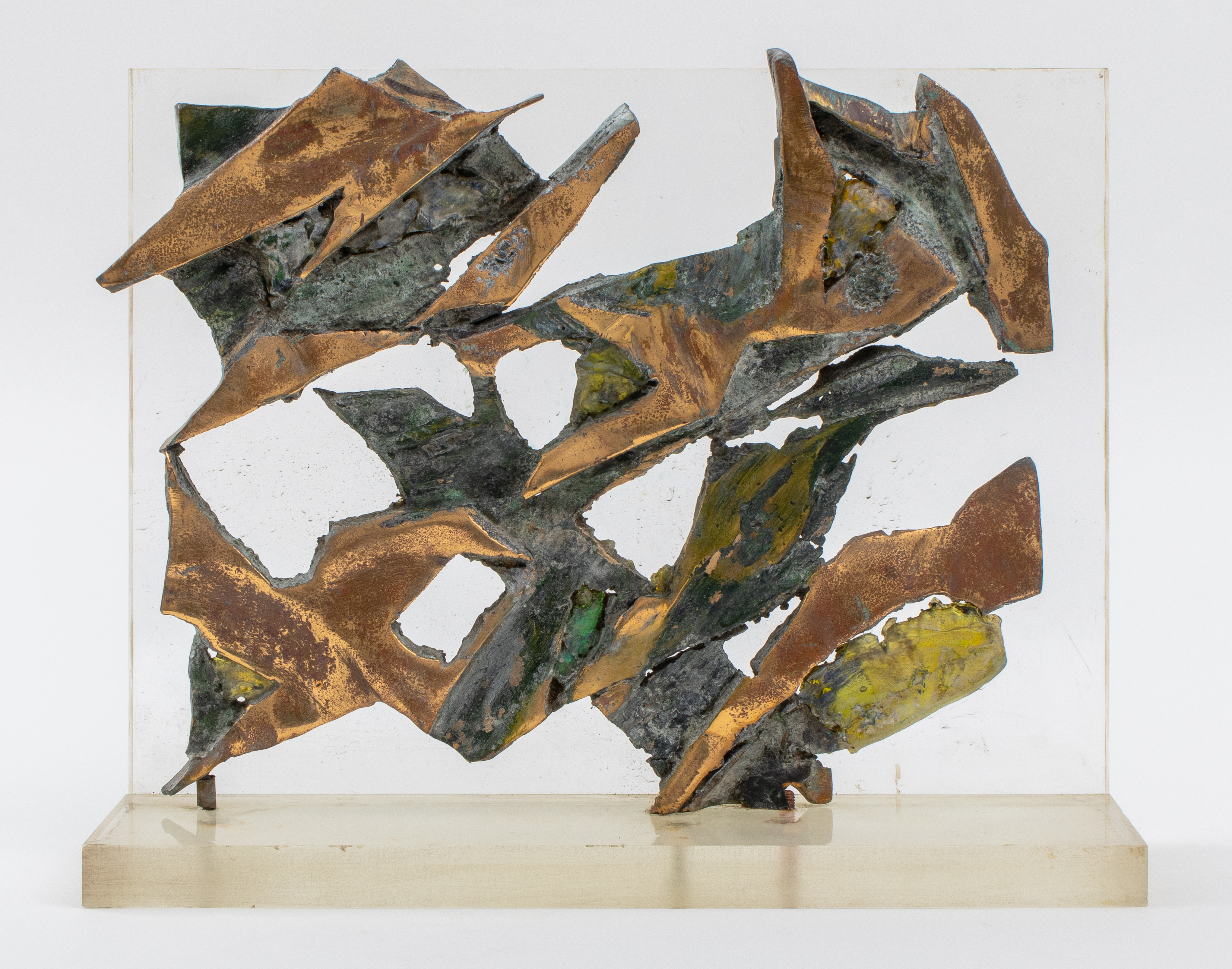 ESTHER FUHRMAN ABSTRACT BRONZE SCULPTURE