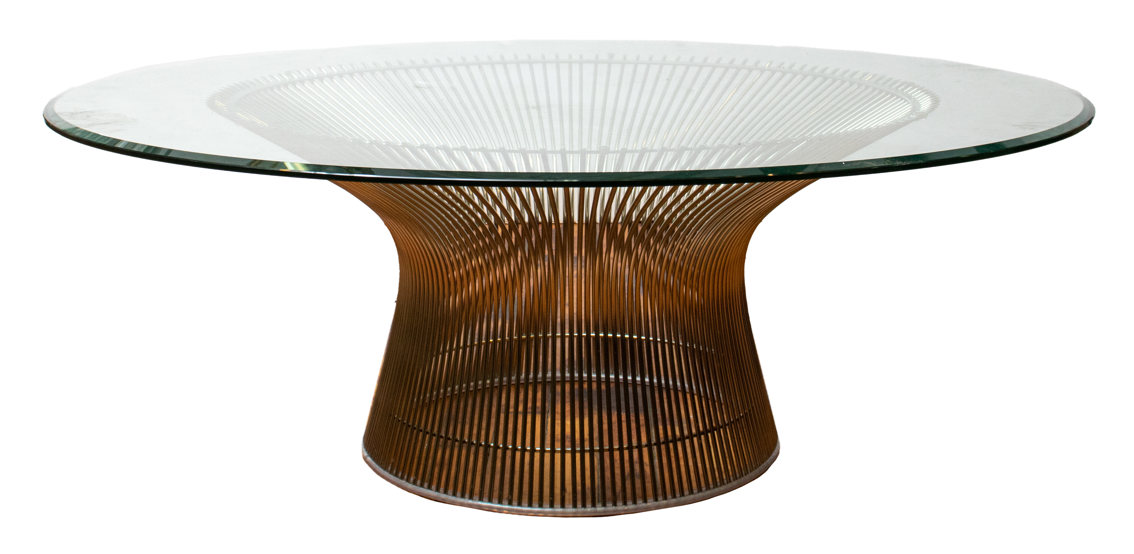 WARREN PLATNER MODERN GLASS METAL 2be419