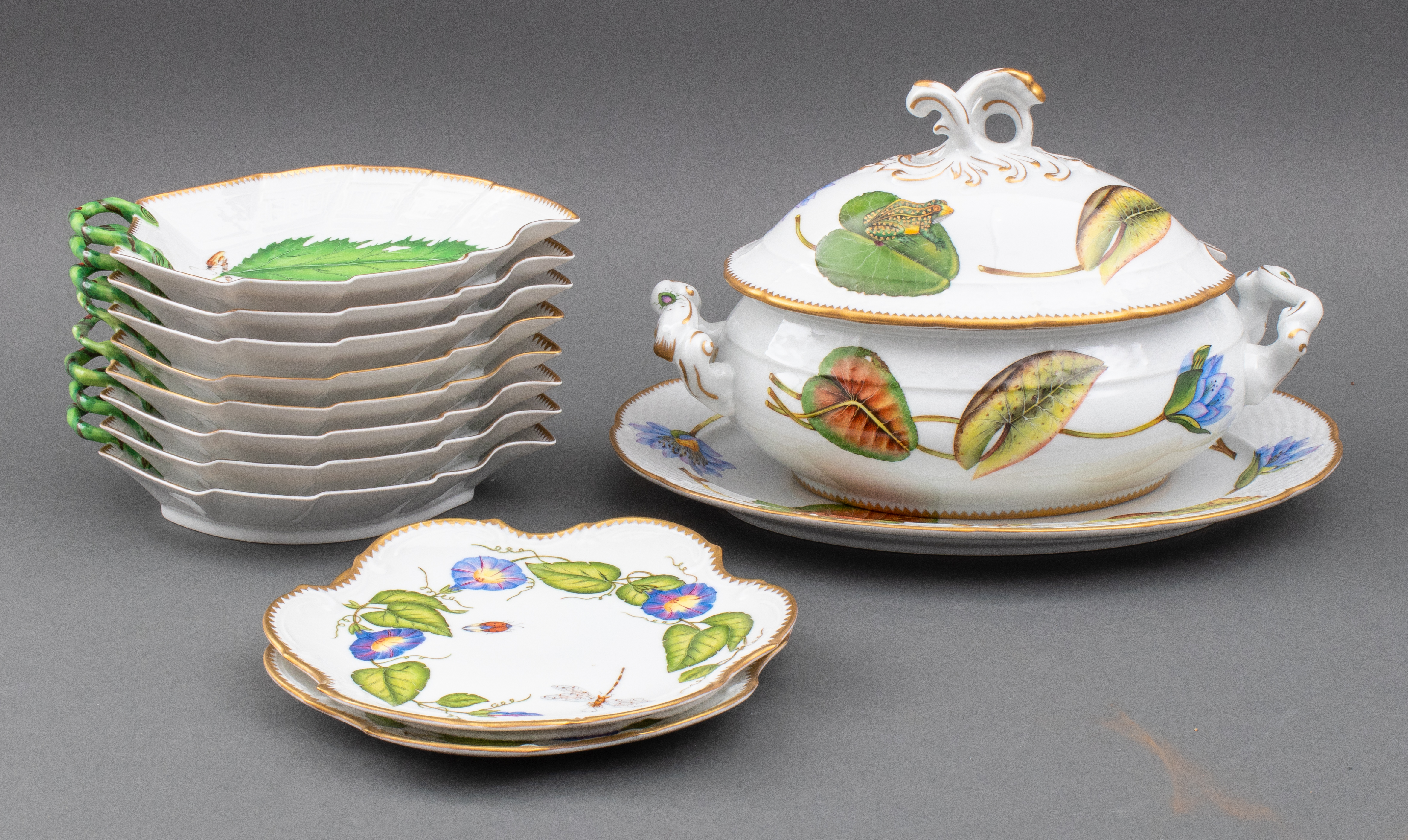 ANNA WEATHERLEY PORCELAIN SERVING WARE,