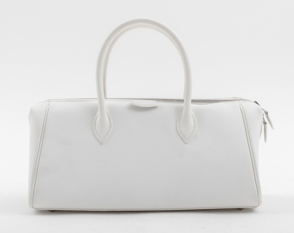 HERMES PARIS BOMBAY 35 WHITE LEATHER 2bce68