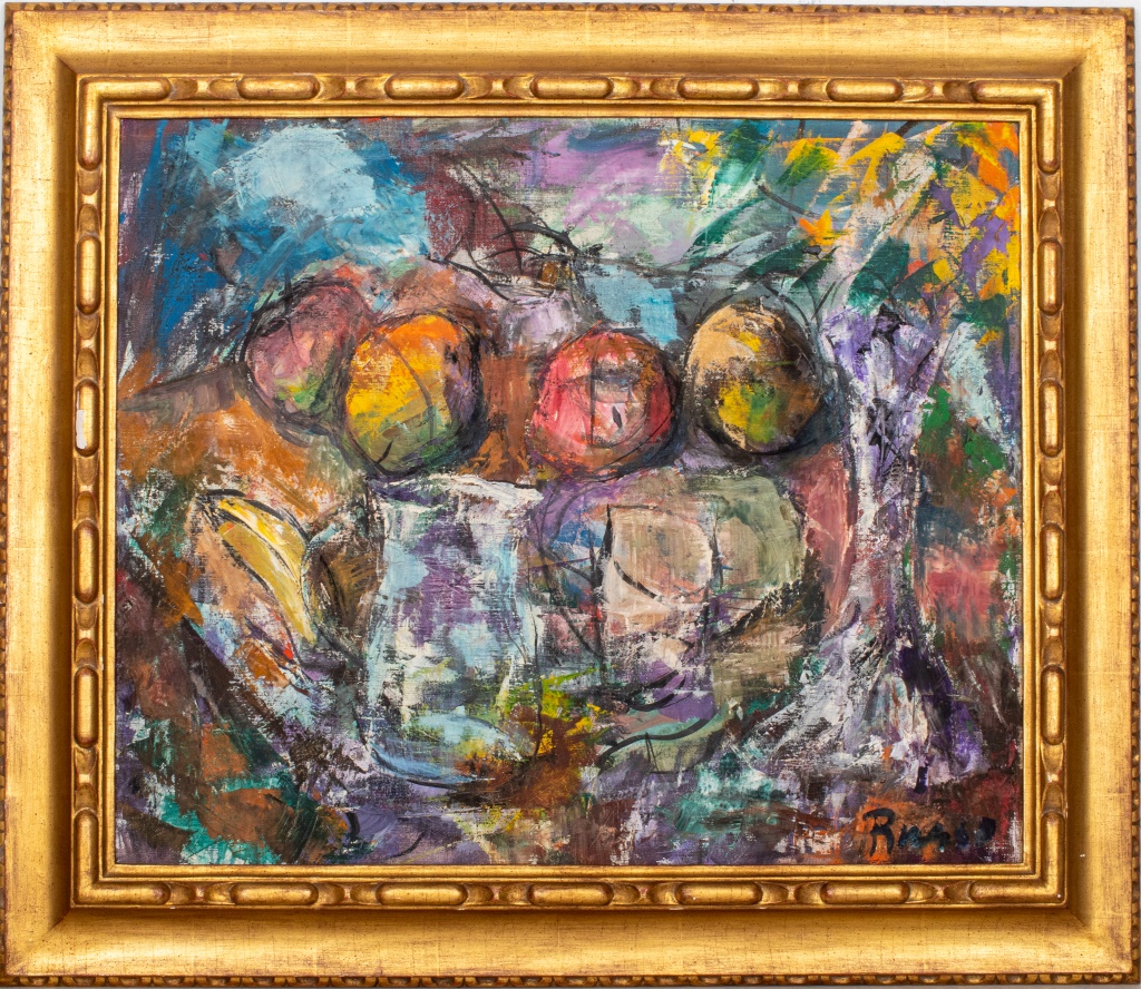 RAUL RUSSO STILL LIFE OIL ON CANVAS 2bced2