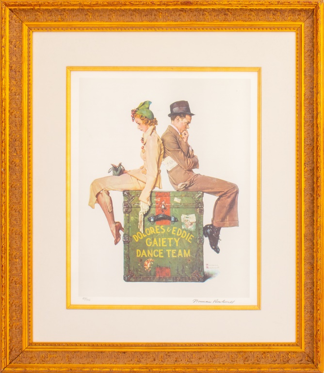 NORMAN ROCKWELL "GAIETY DANCE TEAM"